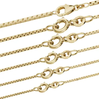 Produktbild von Goldkette Venezianerkette Halskette Breite 0,9 mm 50 cm 333 - 8 Karat Gold