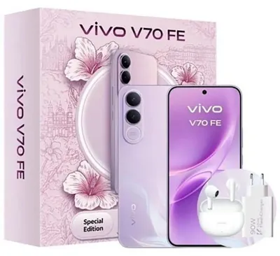 Obrázek produktu pro VIVO V70 FE + BUD, 17,4 cm (6.83"), 8 GB, 256 GB, 200 MP, Android 16.0, Purpurová
