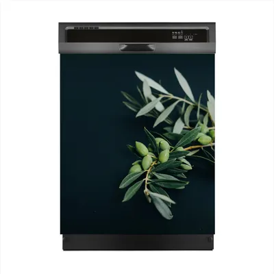 Produktbild von Magnete Dekorative 60x70 cm Küche Magnetmatte Spülmaschine - Oliven Motive