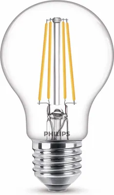 Produktbild von Leuchtmittel "LED classic", E27 A60 7W, Warmweiß, Klarglas, 2er-Packung (00218933)