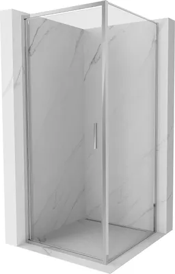 Produktbild von Mexen Exo Duschkabine mit Schwingtür 85 x 85 cm, transparent, Chrom - 817-085-085-01-00