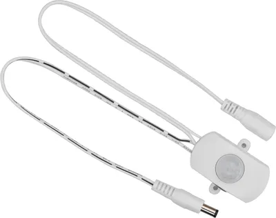 Obrázek produktu pro 5A DC 6-24V Mini PIR infračervený detektor pohybu spínač LED pásek automatický spínač bílý