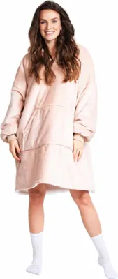 Produktbild von Cozy Noxxiez CH357 Oversize-Sweatshirt in Blush Pink