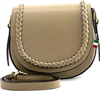 Immagine prodotto di Borsa Florence in pelle taupe e beige D2OTF806C