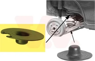Produktbild von VAN WEZEL 3764399 Federteller Hinten für OPEL Astra F CC (T92) Vectra A Limousine (J89) Astra F Limousine (T92) Astra F Cabrio (T92) Vectra A CC (J89)