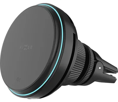 Produktbild von Autohalterung mit Ladefunktion Qi2 25W, mit MagSafe für das Lüftungsgitter, Fixed Mag Cool, Schwarz