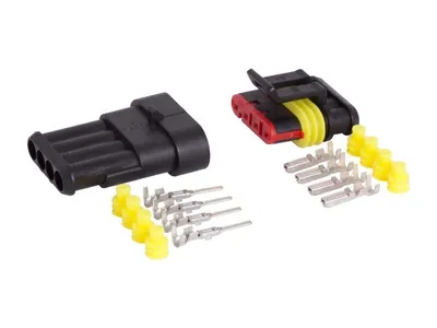 Obrázek produktu pro Hermetický konektor čtyřnásobný, zástrčka + zásuvka