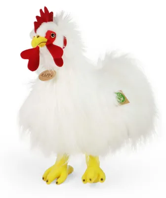 Immagine prodotto di Gallo di peluche, bianco, 33 cm, prodotto ecologico