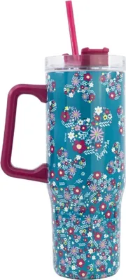 Obrázek produktu pro Termohrnek Disney Mickey Mouse láhev na pití z nerezové oceli s brčkem a držadlem - 940 ml