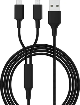 Image de smrter Hydra DUO Ladekabel, Typ Micro-USB, 120cm, black retail