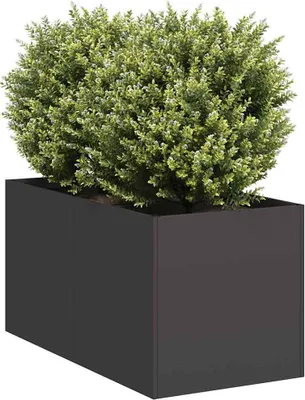 Immagine prodotto di Maison Exclusive - Vaso da fiori nero 40x80x40 cm Acciaio laminato a freddo