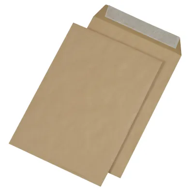Produktbild von MAILmedia Versandtaschen B4 haftklebend ohne Fenster braun 250 Versandtaschen