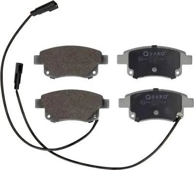 Produktbild von QUARO Bremsbeläge Satz Hinten Bremsklötze für FORD Transit Mk6 Kasten (V347, V348, FA) QP7135