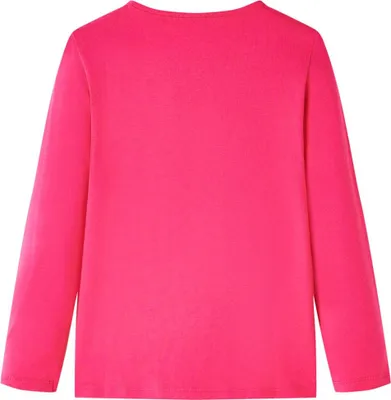 Produktbild von vidaXL Kinder-Langarmshirt Knallrosa 104
