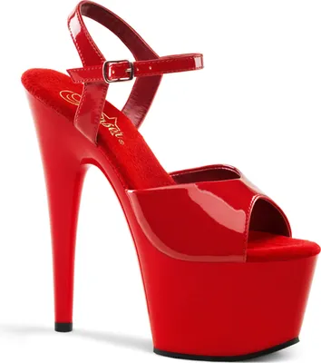 Produktbild von ADORE-709 Damen Sandale von Pleaser, Rot Rot , EU 38, US 8