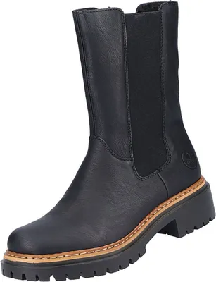 Produktbild von Rieker dámské chelsea boty s teplou podšívkou 72683, velikost:40 EU, barva:Black