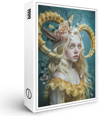 Produktbild von raxxa Premium-Puzzle "Velariel Goldherz", 1000 Teile