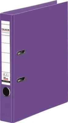 Produktbild von Falken Chromocolor-Voll-PP-Ordner A4, S50, mit Einsteckschild violett