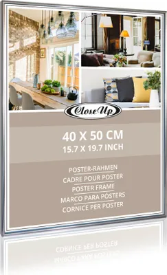 Produktbild von Poster-Rahmen 40 X 50cm silber - Rahmen