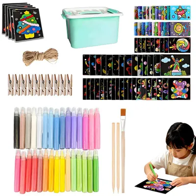 Produktbild von Kreatives Sandmalerei Set mit 30 Farben für Kinder