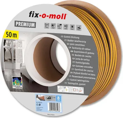 Produktbild von P-Profildichtung fix-o-moll Bobin 50m braun
