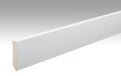 Produktbild von MEISTER Fußleiste Profil 17 Uni weiß glänzend DF 324 für alle Böden  - 2380 mm