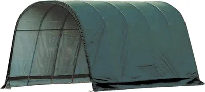 Produktbild von ShelterLogic Folien Weidezelt Zeltgarage Run-In-Shed Grün 610x400x300 cm