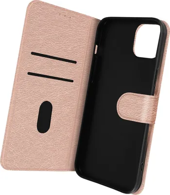 Produktbild von Avizar, Kunstleder-Klappetui mit Standfunktion für Apple iPhone 14 Plus, Champagnerrosa