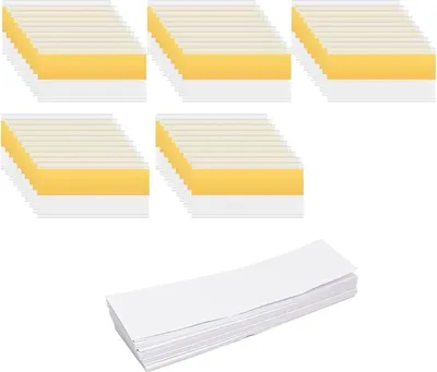 Produktbild von Transparente Selbstklebende Etikettenschublade - 50 Stück - 3x10 cm