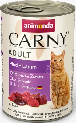 Produktbild von Animonda Cat Dose Carny Adult Wołowina i jagnięcina - 400 g