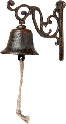 Produktbild von dio Glocke zur Wandmontage antik-schwarz Gusseisen