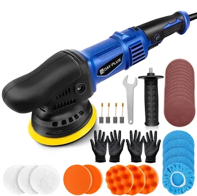 Imagen del producto de Pulidora excéntrica, control de 6 velocidades, diseño ergonómico, máquina pulidora