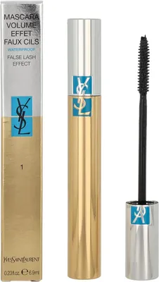 Image de YSL Mascara Volume Effet Faux Cils Waterproof #1 Charcoal Black 6,9 ml