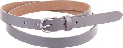 Produktbild von Prato Gürtel G02 ovale Schnalle S mid grey 95 cm