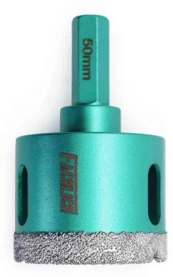 Obrázok produktu pre Diamantový vrták 50 mm, šesťhranná stopka, pre obklady