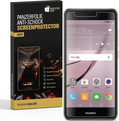 Produktbild von 6x Panzerfolie für Huawei Nova ANTI-SCHOCK Displayschutzfolie Displayfolie MATT