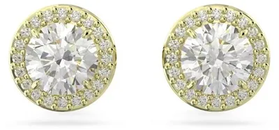 Immagine prodotto di Orecchini minimalisti placcati oro con zirconi Essential LJ2511