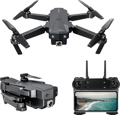 Produktbild von SG107 Mini Drohne mit Wifi FPV 1080P 4K HD Kamera Optischer Fluss RC Quadcopter Folge mir Dron Foldable Helicopter 4K Einzelkamera