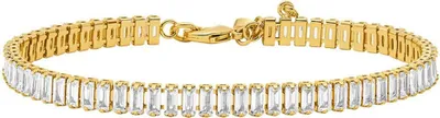 Zdjęcie produktu dla Michael Kors MKJ8415CZ710 Bransoletka damska Mosiądz Złoto biały 18 cm