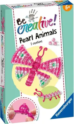 Image de Ravensburger 18249 BeCreative Perlentiere Schmetterlinge, DIY pour enfants à partir de 6 ans 18249