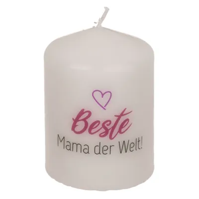 Produktbild von Stumpenkerze, Beste Mama der Welt