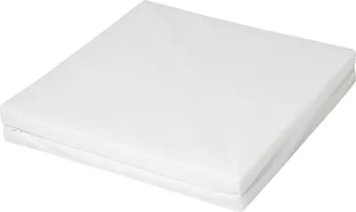 Immagine prodotto di BABYCALIN - Materasso pieghevole per bambini 60 x 120 x 5 cm - 100% polipropilene - Bianco |1 lato letto| Fodera rimovibile con cerniera | Leggero | Trasportabile