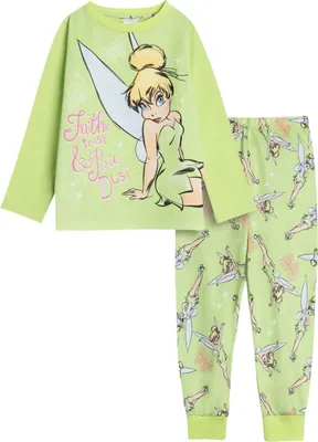 Produktbild von Tinkerbell - Schlafanzug mit langer Hose für Mädchen NS9544 (140) (Grün)
