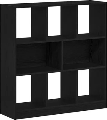 Produktbild von vidaXL Bücherregal Schwarz Eichen-Optik 97,5x29,5x100 cm Holzwerkstoff
