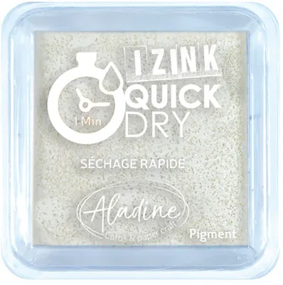 Obrázek produktu pro Razítkovací polštářek IZINK Quick Dry rychleschnoucí - bílý