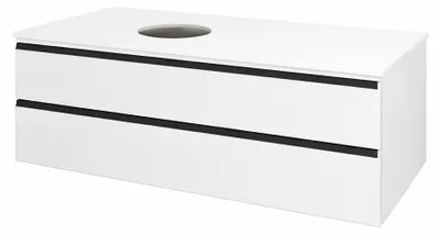 Productafbeelding van Kolpa ALEXIS wastafelonderkast, model OA 100, kleur wit