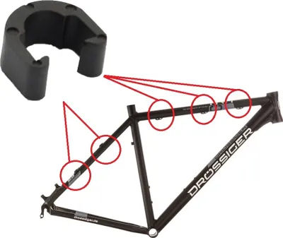 Produktbild von 1x Kunststoff C-Clip Schwarz