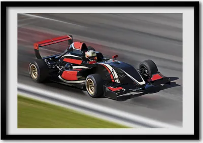 Produktbild von Bild - Bilderrahmen - 100 cm x 70 cm - MDF - Rahmen - Foto - Wandkunst Formel 1