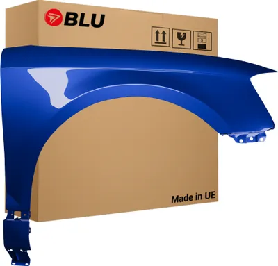 Image de BLU Aile Compatible avec Audi A3 8P II-generation LIFT LZ5C Droite Blau MauritiusBlau OzeanBlau | 2008-2012 | Avant | Peint| Prêt à Monter | Acier