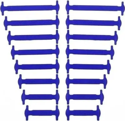 Produktbild von Silikon Schnürsenkel - Blau